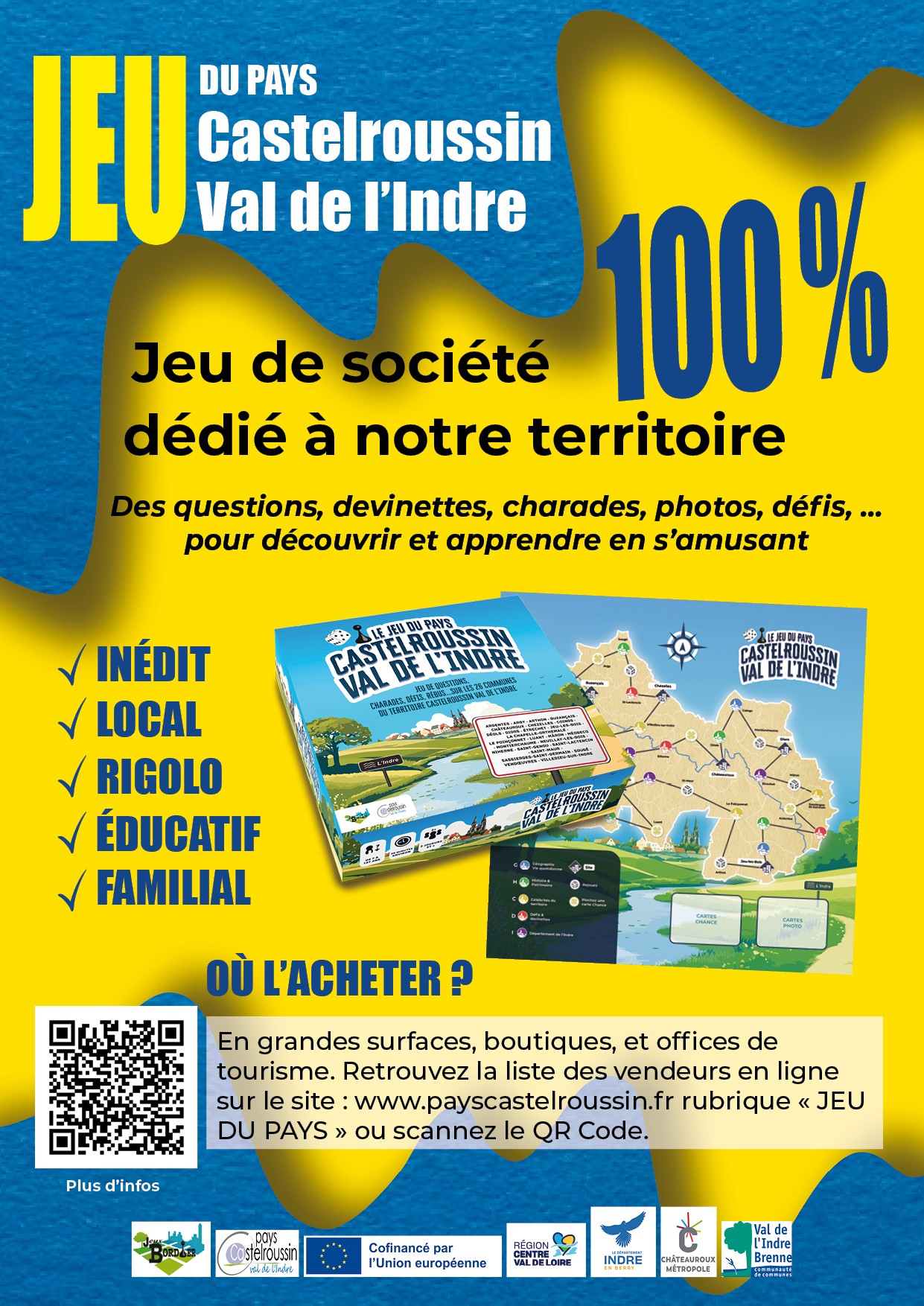 Découverte du Pays Castelroussin en jouant