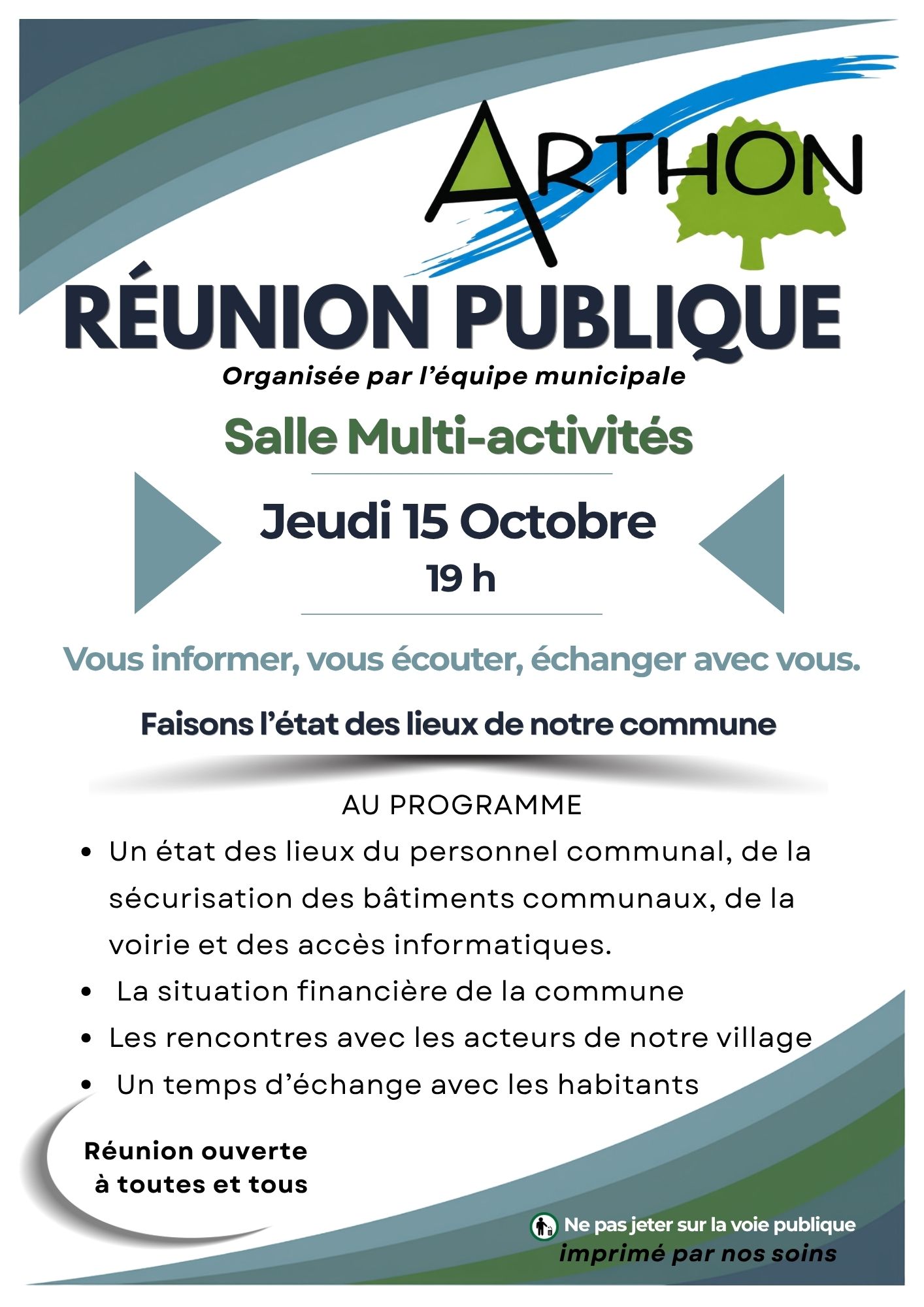 Réunion publique